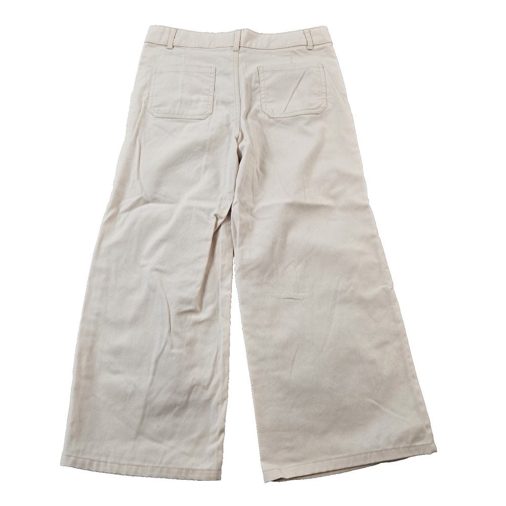 Derek Love Girl's  Patch Front Pocket Wide Leg Ankle Pants 100%‎ Cotton Size 12 - Picture 3 of 10